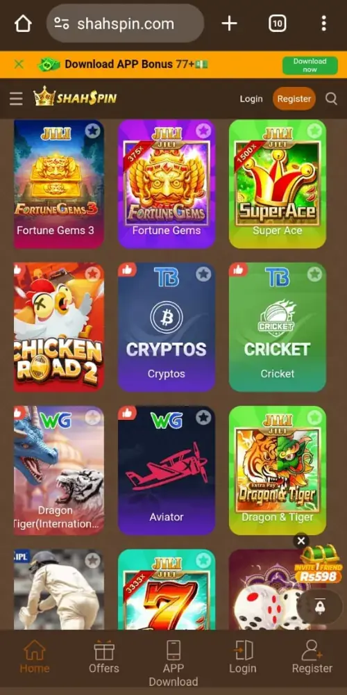 ShahSpin Game